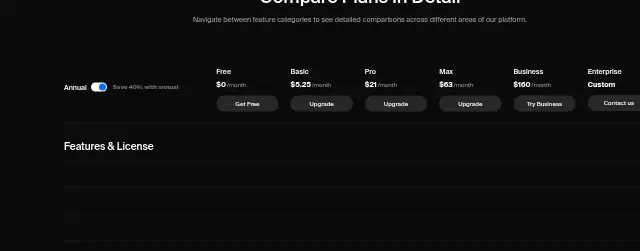 Screenshot of the top of Krea's pricing page (krea.ai) as captured on Sep 28, 2026.