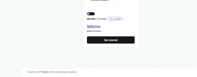 Screenshot of the top of Copy.ai's pricing page (copy.ai) as captured on Sep 28, 2026.